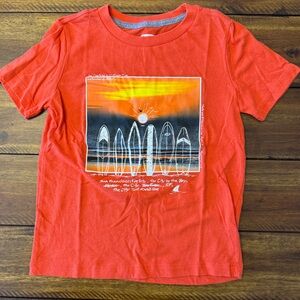 Kids Red Graphic T-Shirt